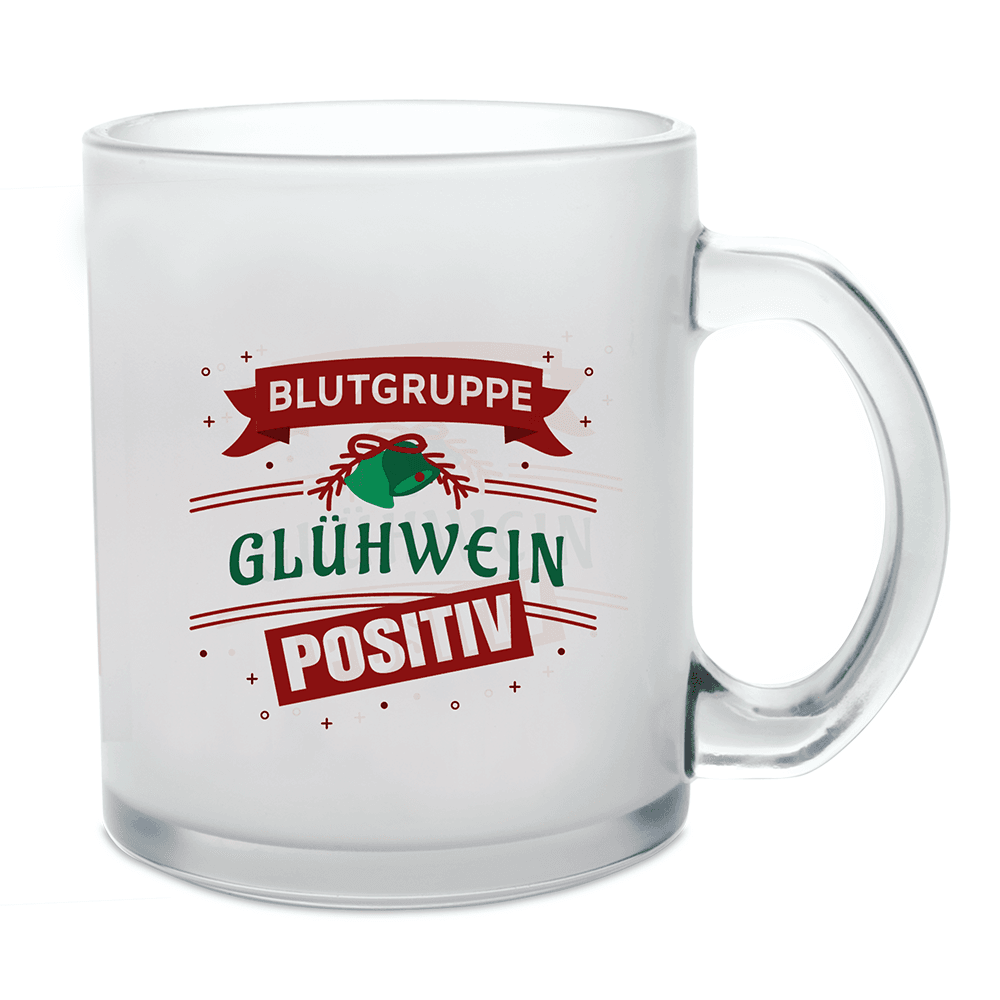 Glazen Mok met Satin Finish – Personaliseerbaar voor Warme Dranken (300 ml)